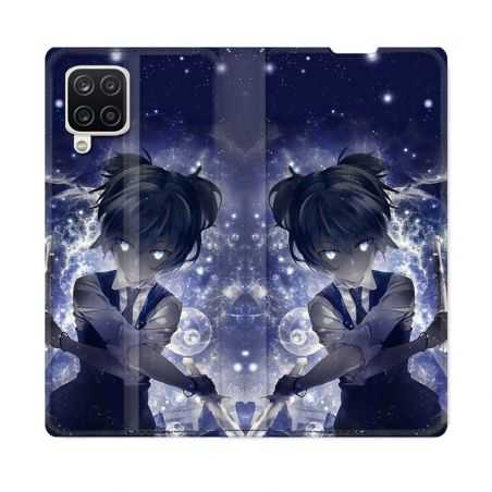 Housse Cuir Portefeuille Pour Samsung Galaxy A12 Manga Assassination Classroom Nagisa