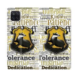 Housse Cuir Portefeuille Pour Samsung Galaxy A12 Harry Potter Poursouffle