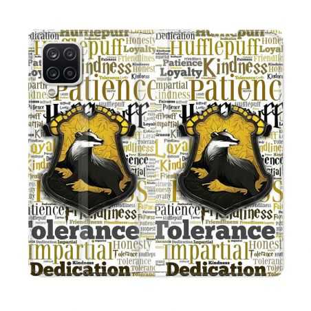 Housse Cuir Portefeuille Pour Samsung Galaxy A12 Harry Potter Poursouffle