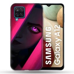 Coque Pour Samsung Galaxy A12 Arcane Jynx Rose