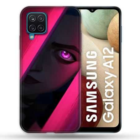 Coque Pour Samsung Galaxy A12 Arcane Jynx Rose