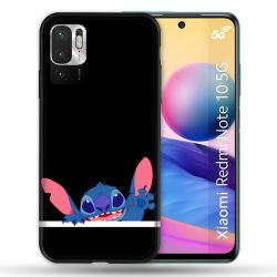 Coque Pour Xiaomi Redmi Note 10 5G Stitch Noir