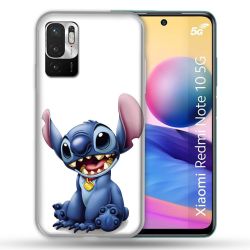 Coque Pour Xiaomi Redmi Note 10 5G Stitch Blanc