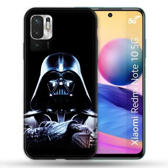 Coque Pour Xiaomi Redmi Note 10 5G Star Wars - Dark Vador Noir
