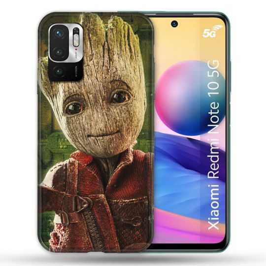 Coque Pour Xiaomi Redmi Note 10 5G Groot Vert