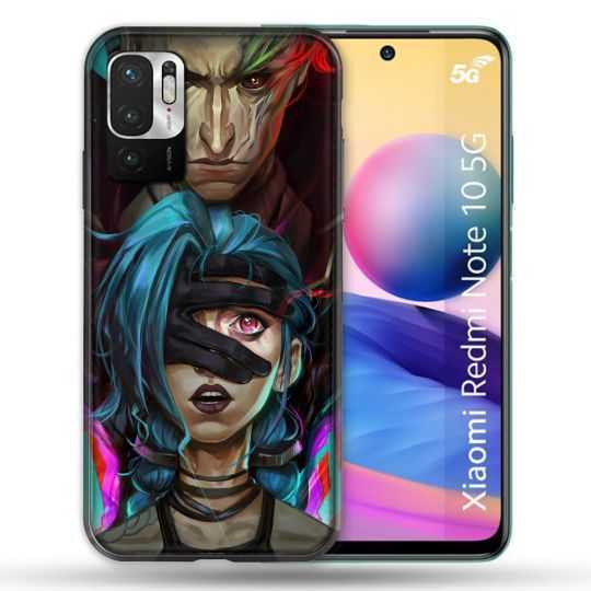 Coque Pour Xiaomi Redmi Note 10 5G Arcane Jynx Bleu