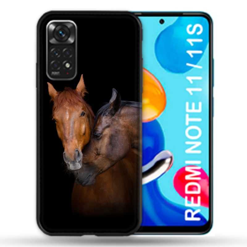 Coque Pour Xiaomi Redmi Note 11 / 11S Animal Cheval Marron