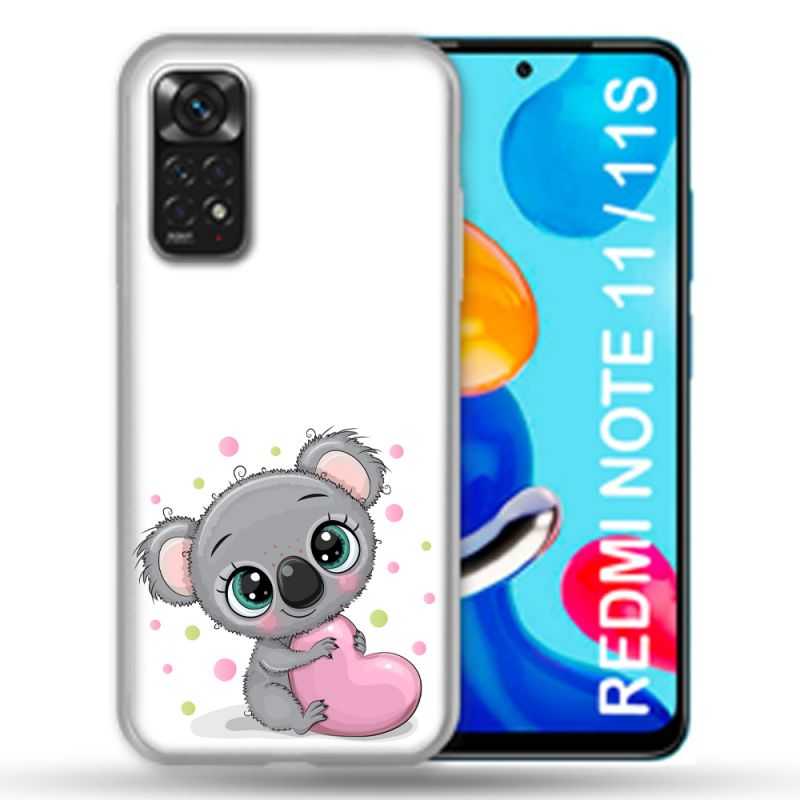 Coque Pour Xiaomi Redmi Note 11 / 11S Animal Koala C?ur