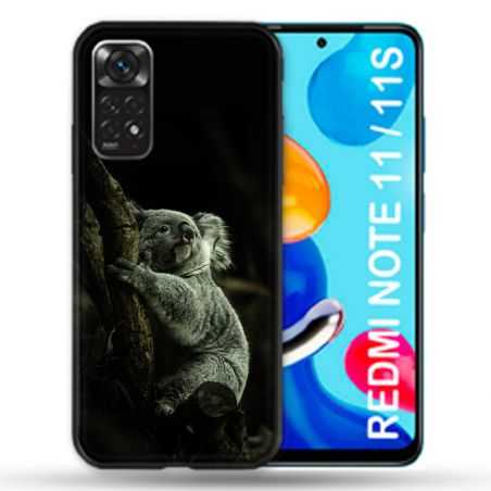 Coque Pour Xiaomi Redmi Note 11 / 11S Animal Koala Noir