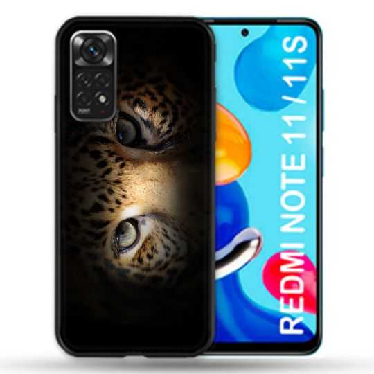 Coque Pour Xiaomi Redmi Note 11 / 11S Animal Leopard Yeux