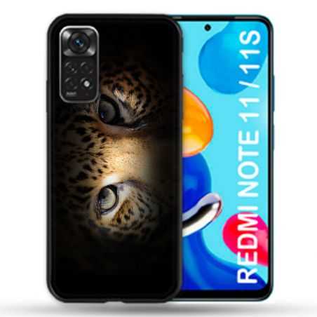 Coque Pour Xiaomi Redmi Note 11 / 11S Animal Leopard Yeux