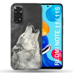 Coque Pour Xiaomi Redmi Note 11 / 11S Animal Loup Hurlement