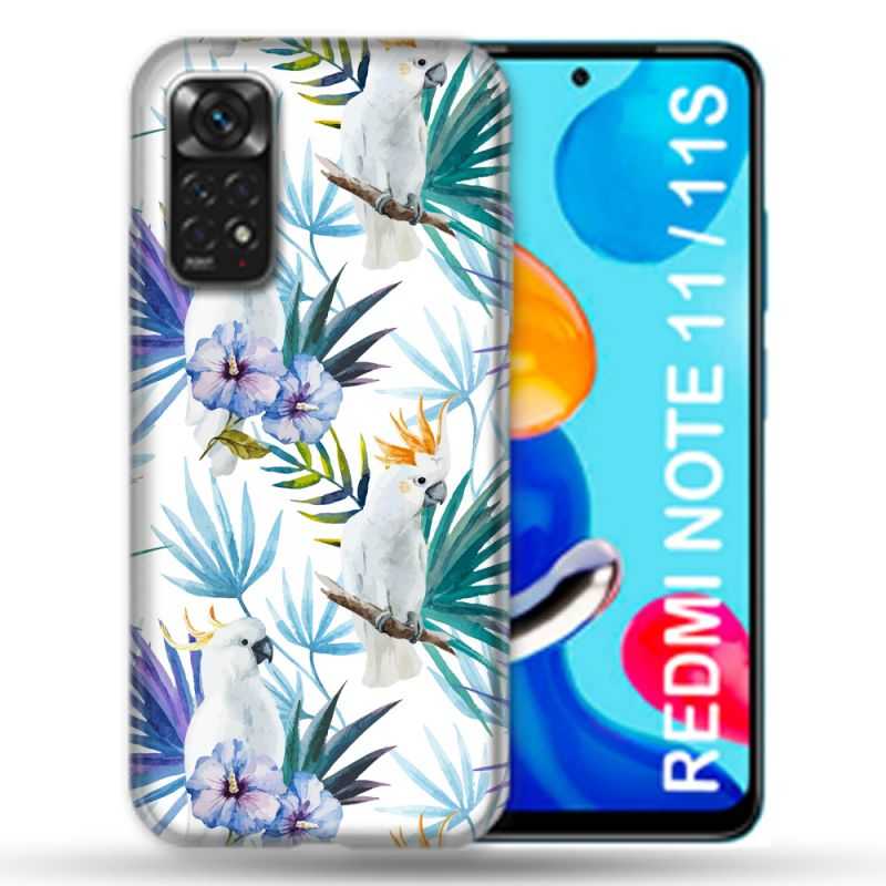 Coque Pour Xiaomi Redmi Note 11 / 11S Animal Perroquet Peinture