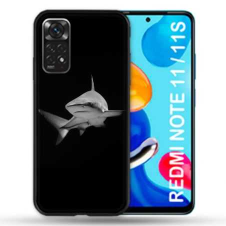 Coque Pour Xiaomi Redmi Note 11 / 11S Animal Requin Sombre