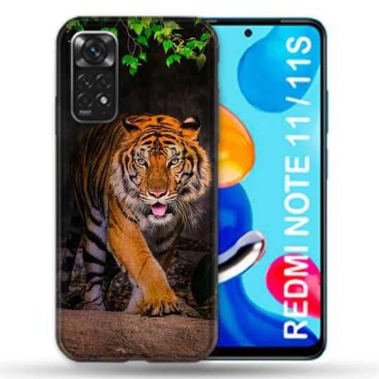 Coque Pour Xiaomi Redmi Note 11 / 11S Animal Tigre Jungle