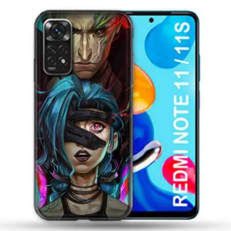 Coque Pour Xiaomi Redmi Note 11 / 11S Arcane Jynx Bleu