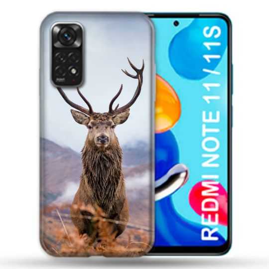 Coque Pour Xiaomi Redmi Note 11 / 11S Chasse Chevreuil Montagne