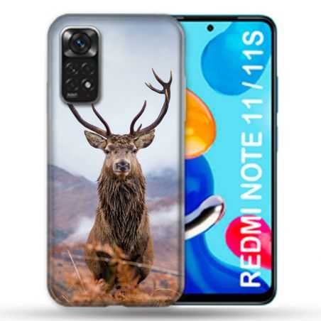 Coque Pour Xiaomi Redmi Note 11 / 11S Chasse Chevreuil Montagne