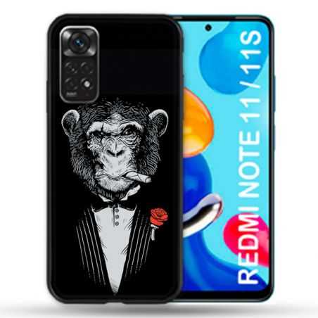 Coque Pour Xiaomi Redmi Note 11 / 11S Decale Singe Mafia