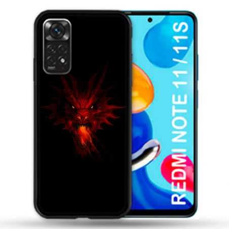 Coque Pour Xiaomi Redmi Note 11 / 11S Fantastique Dragon Feu