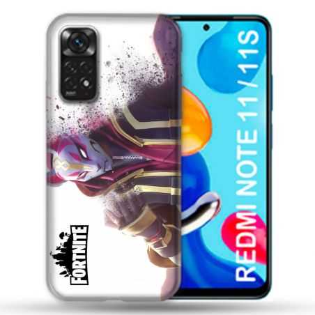 Coque Pour Xiaomi Redmi Note 11 / 11S Fortnite Blanc