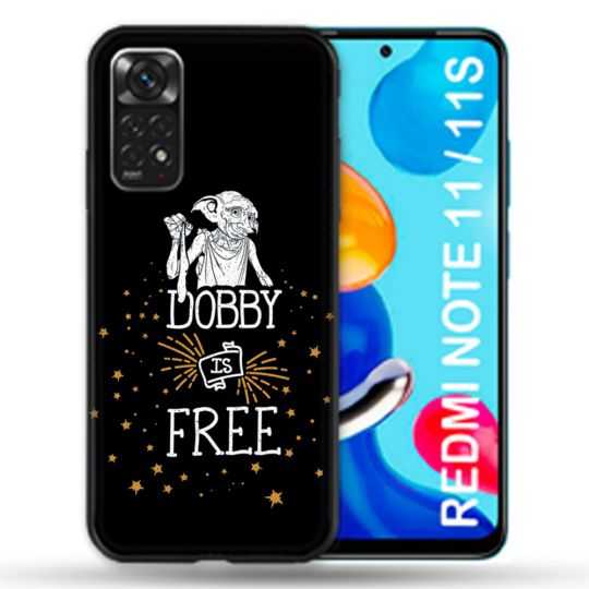 Coque Pour Xiaomi Redmi Note 11 / 11S Harry Potter Dobby Free Noir