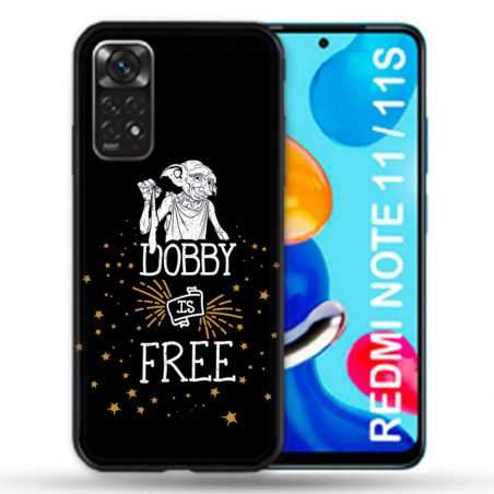 Coque Pour Xiaomi Redmi Note 11 / 11S Harry Potter Dobby Free Noir