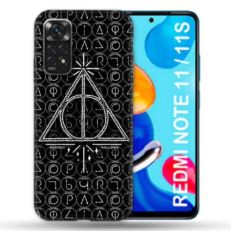 Coque Pour Xiaomi Redmi Note 11 / 11S Harry Potter Hollows Triangle Noir