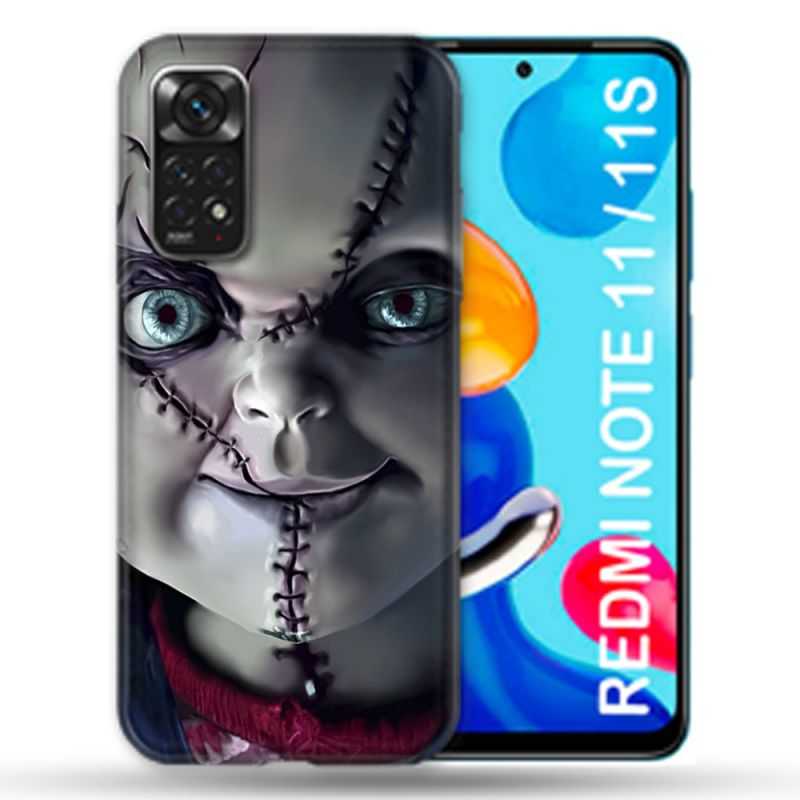 Coque Pour Xiaomi Redmi Note 11 / 11S Horreur Chucky Cicatrice