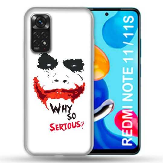 Coque Pour Xiaomi Redmi Note 11 / 11S Joker Blanc