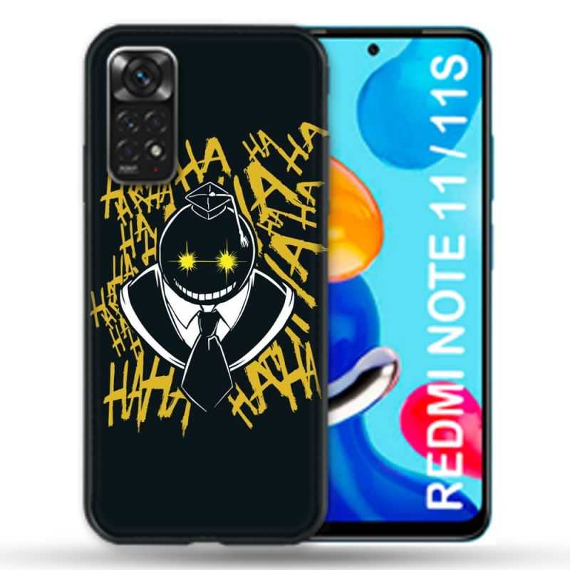 Coque Pour Xiaomi Redmi Note 11 / 11S Manga Assassination Classroom Kuro Noir