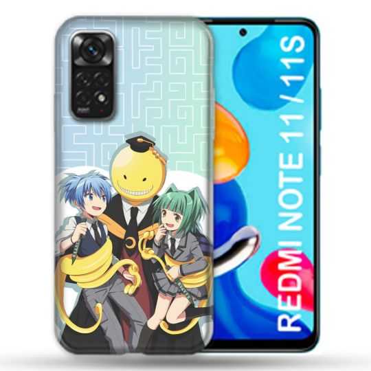 Coque Pour Xiaomi Redmi Note 11 / 11S Manga Assassination Classroom Kuro Trio