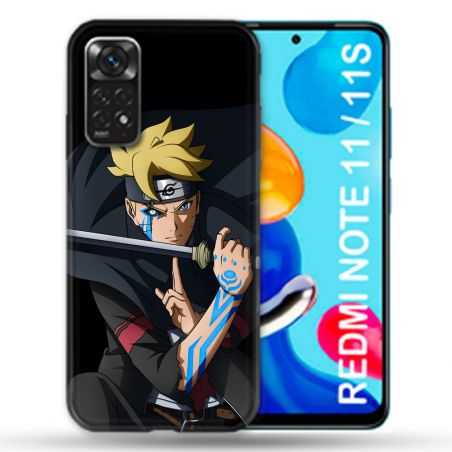 Coque Pour Xiaomi Redmi Note 11 / 11S Manga Boruto Tatouage