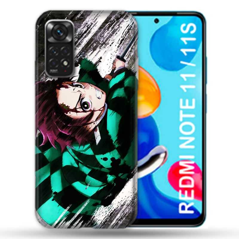 Coque Pour Xiaomi Redmi Note 11 / 11S Manga Demon Slayer Tanjiro