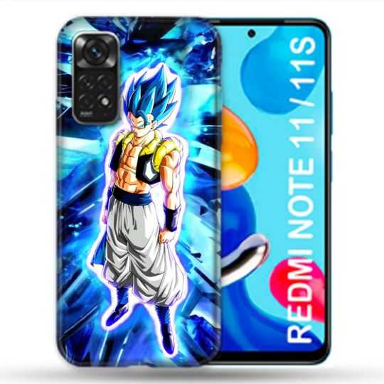 Coque Pour Xiaomi Redmi Note 11 / 11S Manga Dragon Ball Gogeta Lumiere