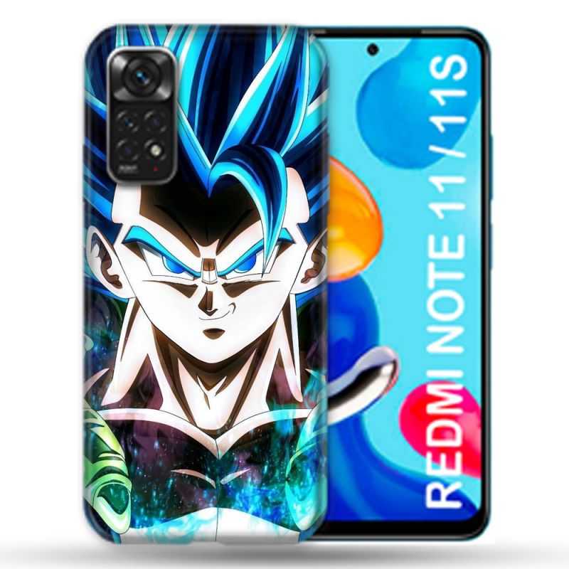Coque Pour Xiaomi Redmi Note 11 / 11S Manga Dragon Ball Gogeta Visage