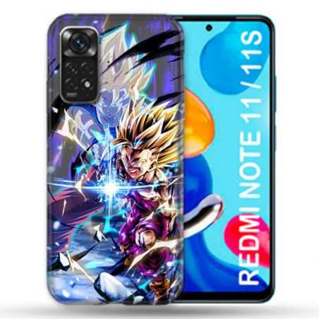 Coque Pour Xiaomi Redmi Note 11 / 11S Manga Dragon Ball Sangohan Duo