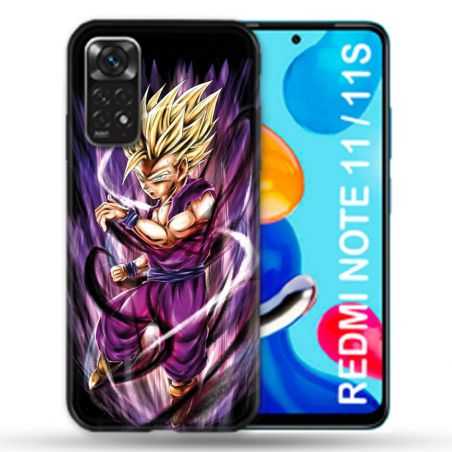 Coque Pour Xiaomi Redmi Note 11 / 11S Manga Dragon Ball Sangohan Violet