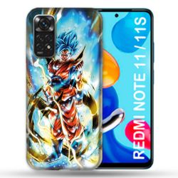 Coque Pour Xiaomi Redmi Note 11 / 11S Manga Dragon Ball Sangoku Blanc