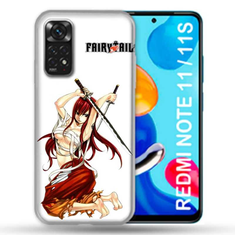 Coque Pour Xiaomi Redmi Note 11 / 11S Manga Fairy Tail Erza