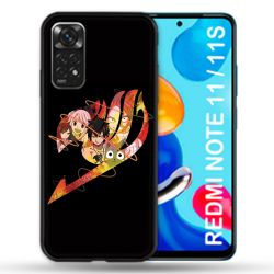 Coque Pour Xiaomi Redmi Note 11 / 11S Manga Fairy Tail Logo Noir