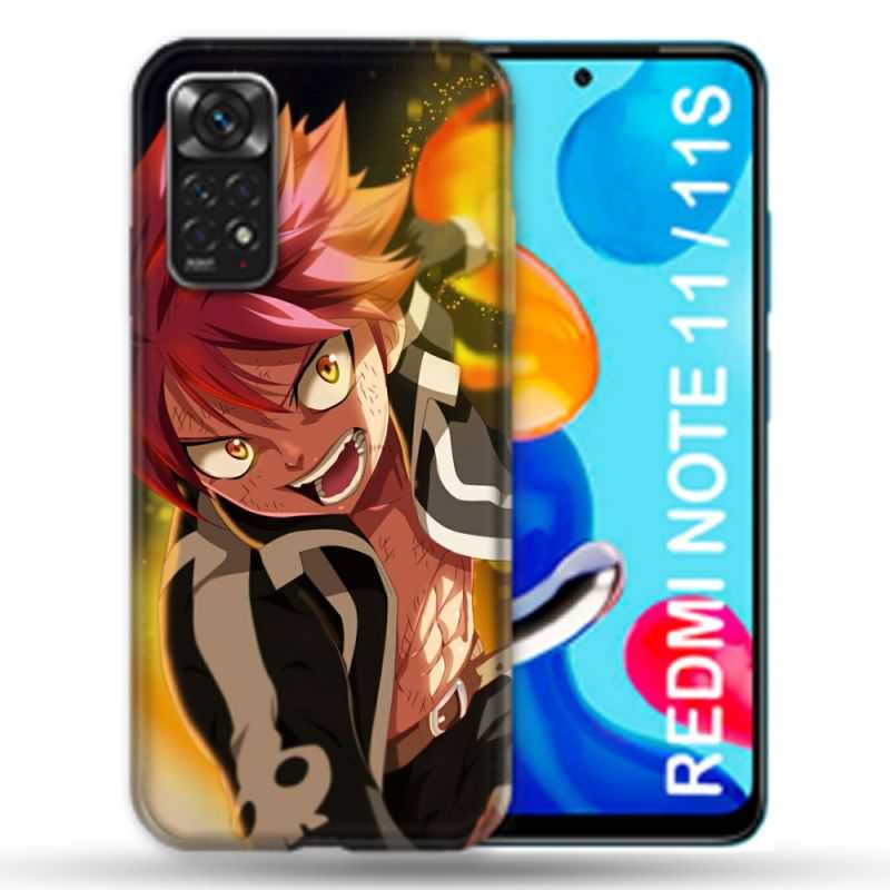Coque Pour Xiaomi Redmi Note 11 / 11S Manga Fairy Tail Natsu