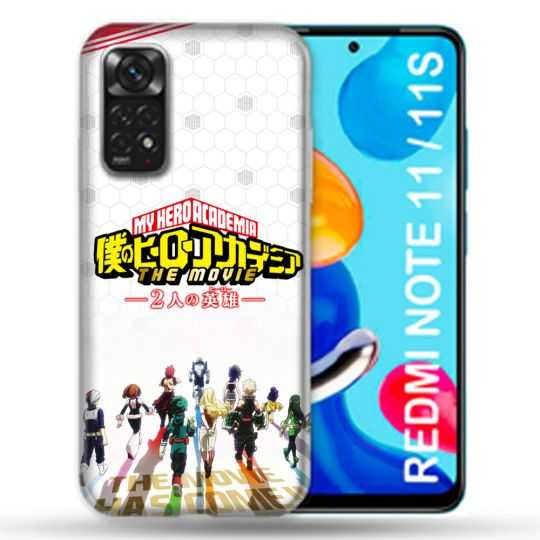 Coque Pour Xiaomi Redmi Note 11 / 11S Manga My Hero Academia Blanc