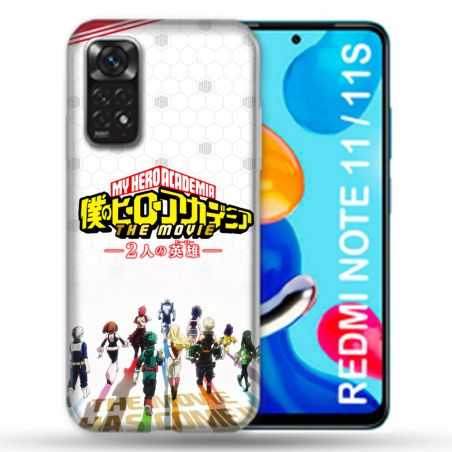 Coque Pour Xiaomi Redmi Note 11 / 11S Manga My Hero Academia Blanc