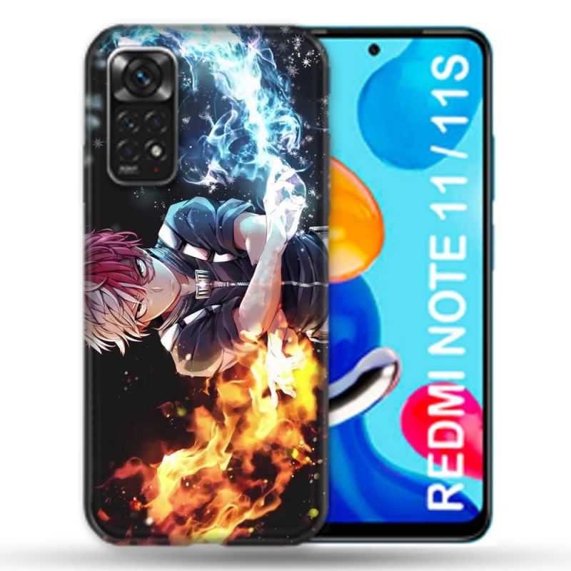 Coque Pour Xiaomi Redmi Note 11 / 11S Manga My Hero Academia Shoto