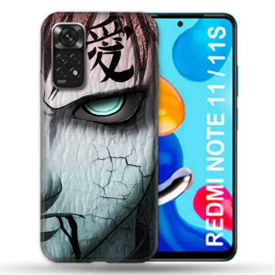 Coque Pour Xiaomi Redmi Note 11 / 11S Manga Naruto Gaara