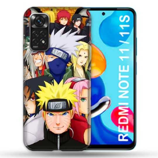 Coque Pour Xiaomi Redmi Note 11 / 11S Manga Naruto Team