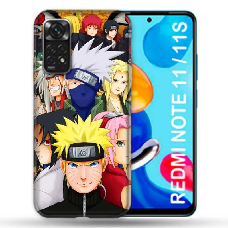 Coque Pour Xiaomi Redmi Note 11 / 11S Manga Naruto Team