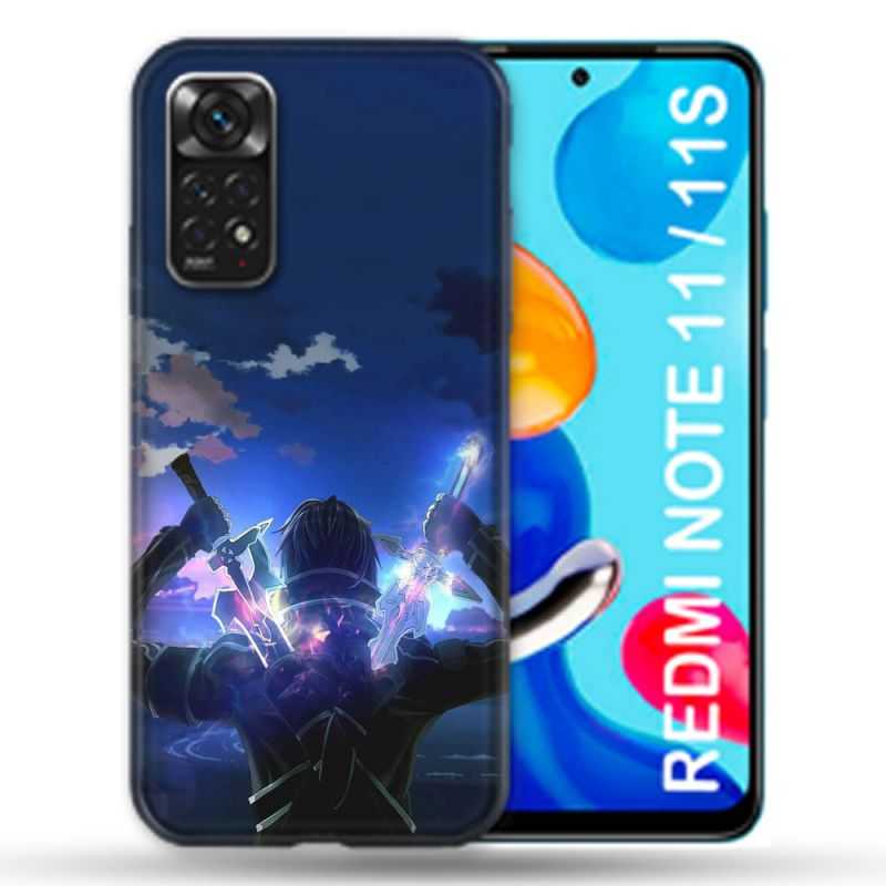 Coque Pour Xiaomi Redmi Note 11 / 11S Manga SAO sword Art Online Epee