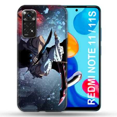 Coque Pour Xiaomi Redmi Note 11 / 11S Manga Solo Leveling Sung Epee